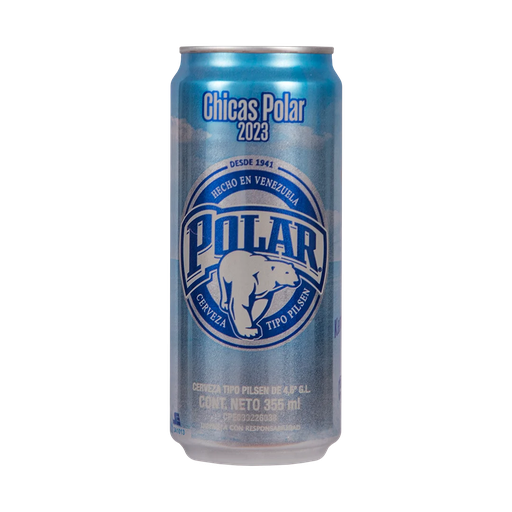 [F01079] POLAR PILSEN LATA SLEEK ZF 355 ml x 12 Uds.